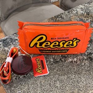Hershey's Reese's Peanut Butter Cups Crossbody Bag with Coin Bag